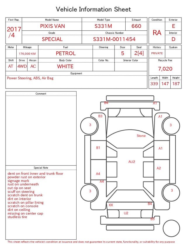 2017 TOYOTA PIXIS VAN SPECIAL