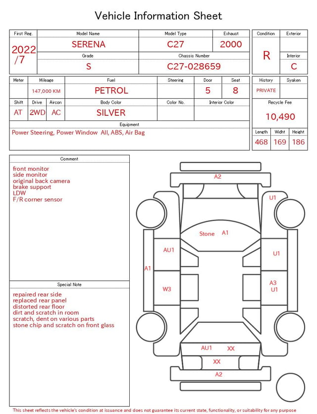 2022 NISSAN SERENA S