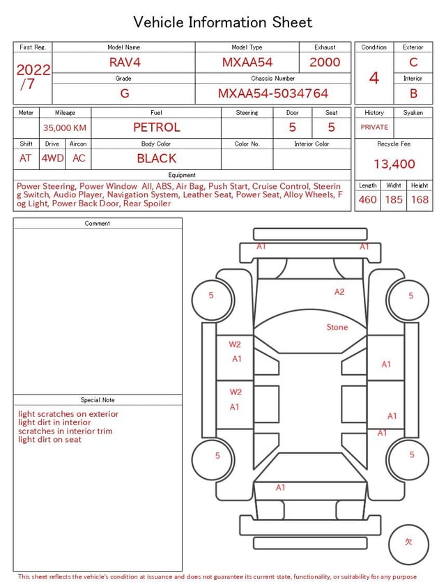 2022 TOYOTA RAV4 G