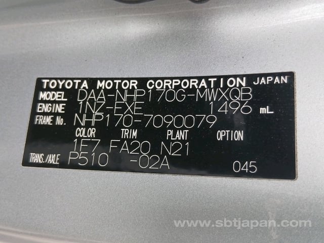 2017 TOYOTA SIENTA HYBRID G