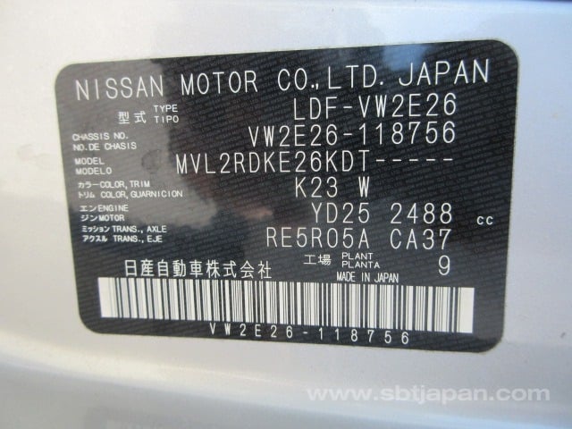 2020 NISSAN NV350CARAVAN DX