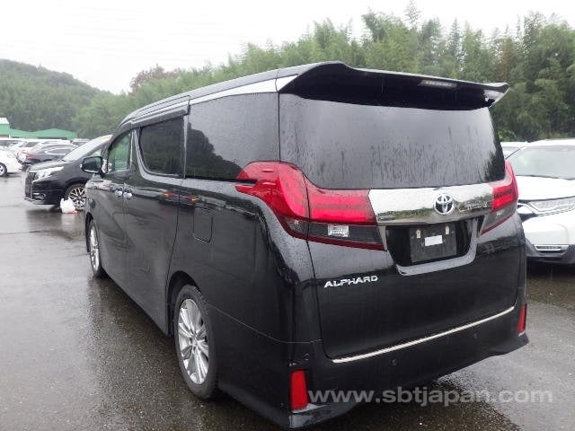 2016 TOYOTA ALPHARD S A PKG TYPE BLACK
