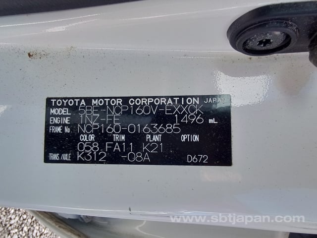 2021 TOYOTA PROBOX VAN DX COMFORT