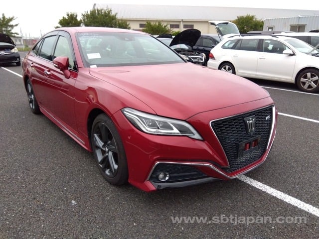 Import used TOYOTA CROWN 2019 for sale - SBT Global Car exporters